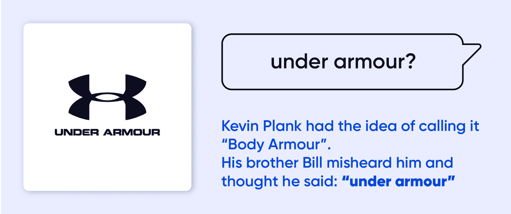 Parent company of deals under armour
